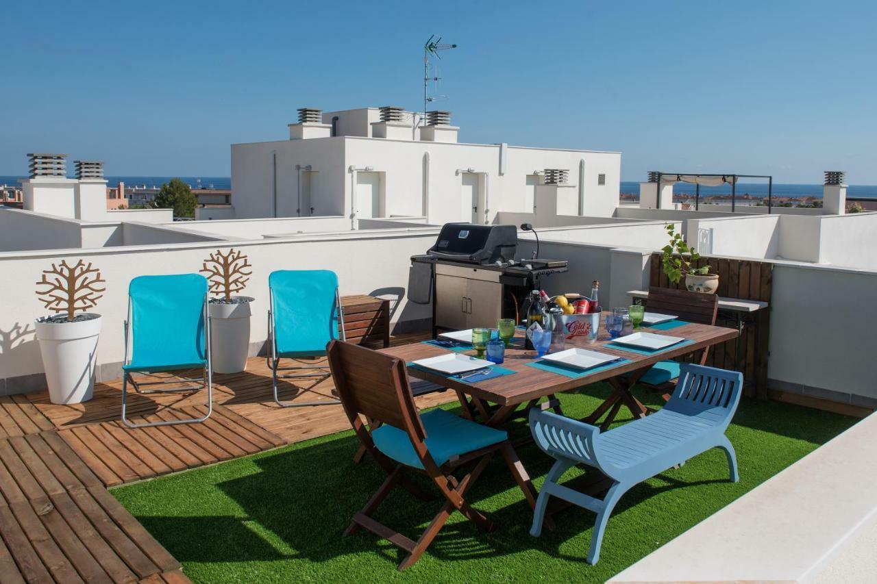 New Apartment With Big Terrace 10 Min Walk To Beach Supermarkets Калафелл Экстерьер фото